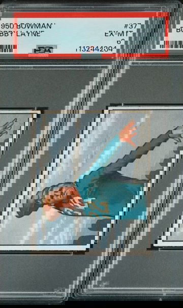 1950 Bowman Football Bobby Layne #37 – PSA 6 (EX-MT)