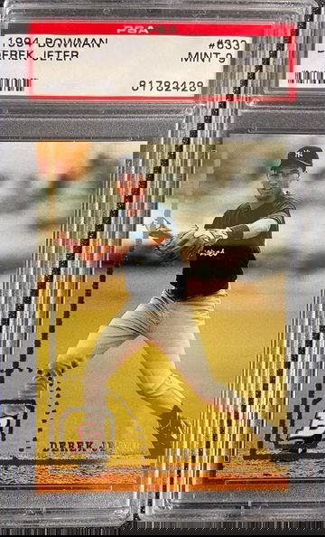 1994 BOWMAN #633 DEREK JETER PSA 9 MINT NEW YORK YANKEES ROOKIE CARD