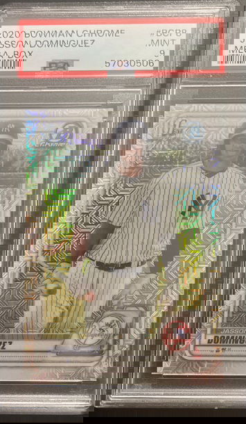 2020 Bowman Chrome Mojo Jason Dominguez PSA 9