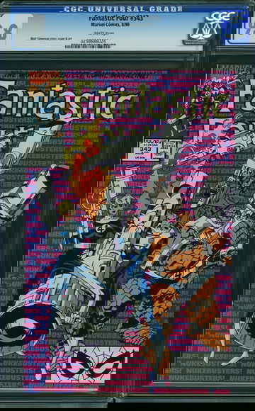 FANTASTIC FOUR #343, CGC 9.8 NM/MT