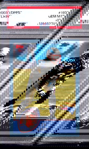 2003 Topps Ty Law #193 PSA 10