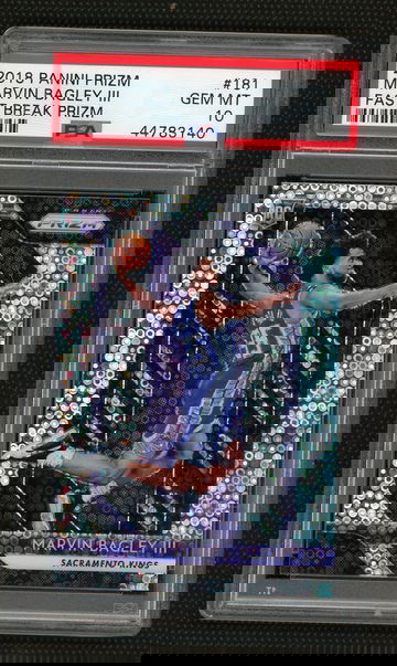 Marvin Bagley 2018 Panini Fast Break Prizm Rookies PSA 10