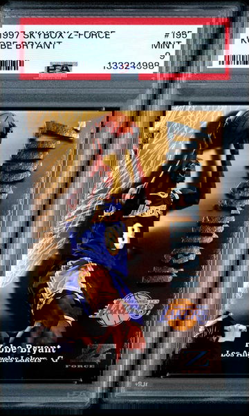 1997 Skybox Z-Force Kobe Bryant Zupermen PSA 9 Lakers