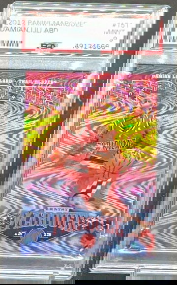 2012-13 Marquee Damian Lillard RC #181 PSA 9