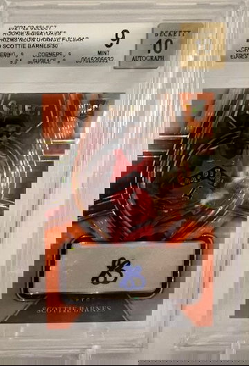 2022 Scottie Barnes Neon Orange Pulsar #'d 22/30. Rookie Auto 