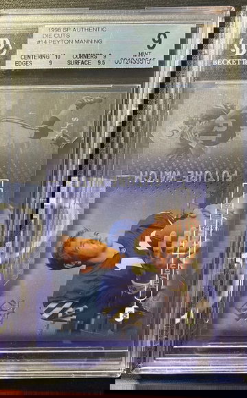 Peyton Manning SP Authentic BGS 9