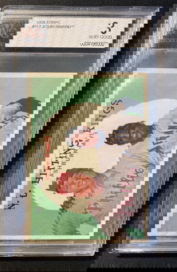 Willie Mays / Richie Ashburn 1959 Topps BVG 3