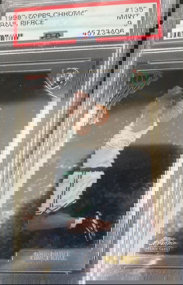 Paul pierce 1996 topps chrome psa 9