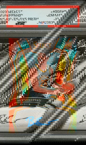 2023 Select #RS-SHP Ben Sheppard Rookie Sig-Tie-Dye Prizm /25 PSA 10