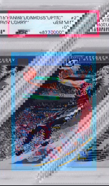 Stephen Curry 2018 Optic Holo PSA 10