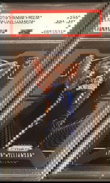 2019-20 Prizm - ZION WILLIAMSON - Rookie - PSA 8