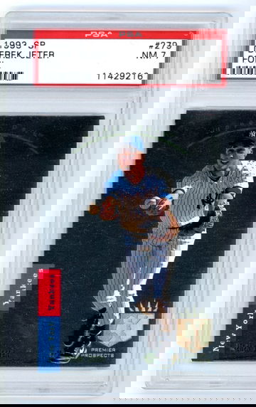 1993 Upper Deck SP Derek Jeter #279 RC PSA 7 NY Yankees HOFer NM HOF