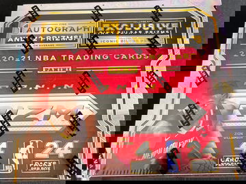 20-21 Panini Prizm  retail box 24 packs 1 auto 
