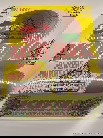 1990 FLEER HOBBY BASKETBALL WAX BOX BBCE WRAPPED Michael Jordan