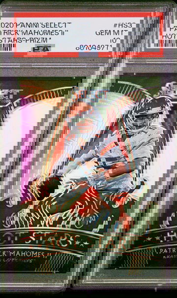 2020 PANINI PATRICK MAHOMES II SELECT HOT STARS HOT STARS-PRIZM #HS3 PSA 10 10 FT.A1.49