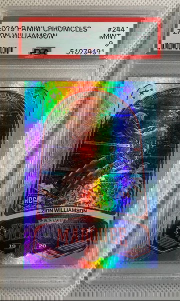 2019 Chronicles Zion Williamson Marquee #244 PSA 9