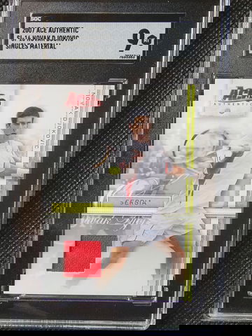 2007 ACE Authentic Novak Djokovic Singles Material SSP SGC 9