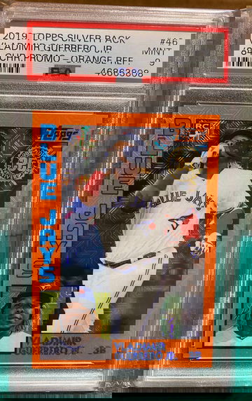 2019 Topps Silver Pack VLADIMIR GUERRERO JR orange /25 -  PSA 9