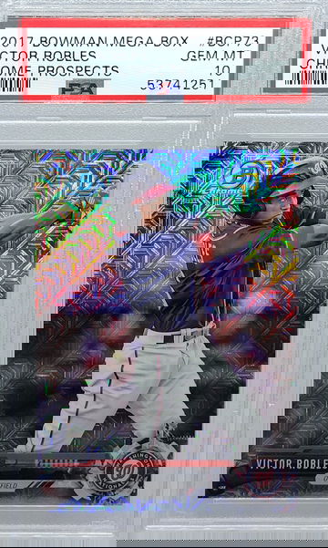 2017 BOWMAN MEGA BOX #BCP73 VICTOR ROBLES  CHROME PROSPECTS PSA 10