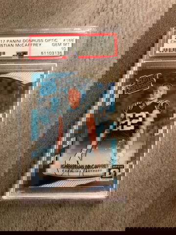 2017 Optic Christian McCaffrey PSA 10 Gem Mint