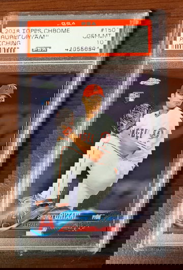 Shohei Ohtani 2018 Topps Chrome PSA 10 #150 Pitching Angels GEM MINT