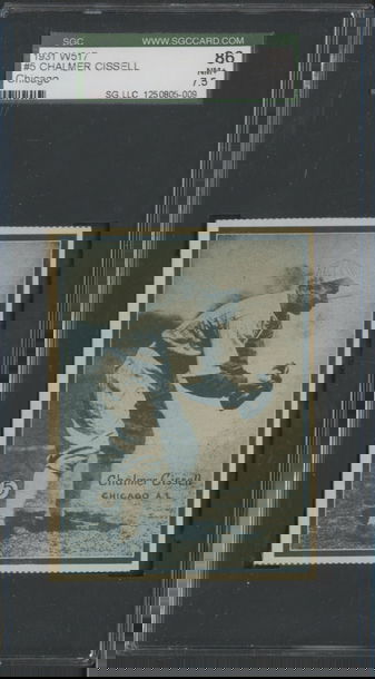 1931 W517 #5 Chalmer Cissell Chicago White Sox SGC 86 NM+ 7.5