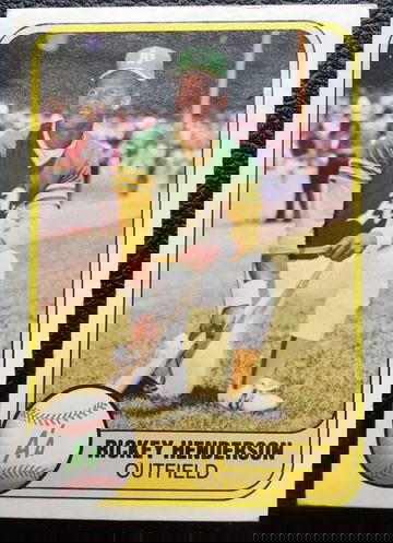 1981 Fleer #574 Rickey Henderson