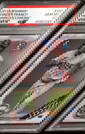 Wander Franco chrome rc psa 10 