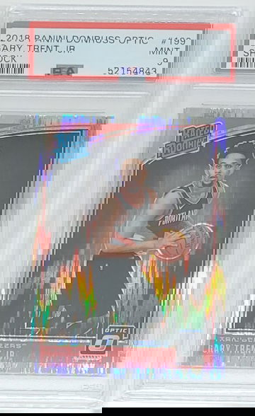 2018 Optic Shock Gary Trent Jr SP RC #199 PSA 9 MINT