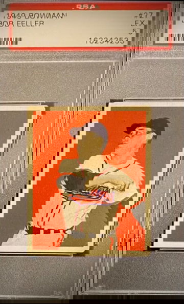 1949 Bowman Bob Feller - Beautiful Centering 