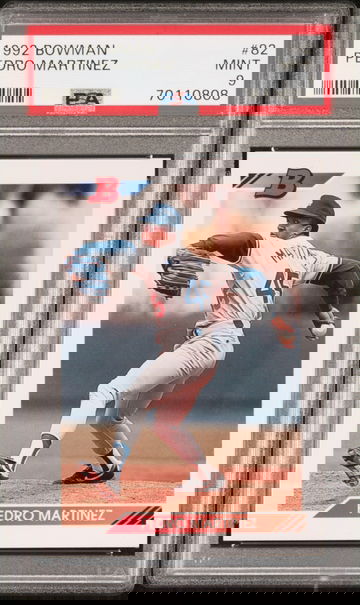 1992 Bowman #82 Pedro Martinez PSA 9