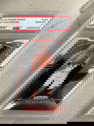 2019-20 Rui Hachimura RC PSA 10 PRIZM #255