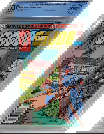 G.I. Joe, A Real American Hero #10 CBCS 7.0 *Newsstand*