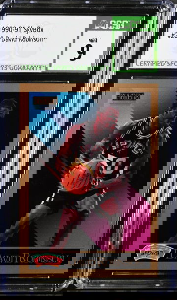 1990-91 SkyBox 260 David Robinson CSG 9 Mint