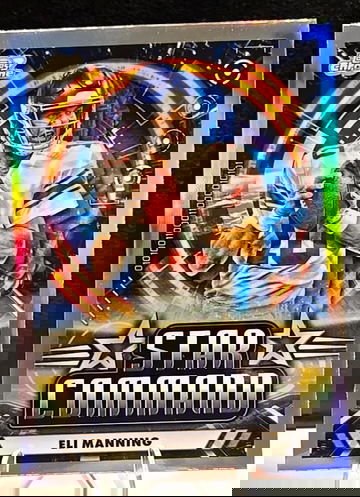 2024 Topps Chrome Cosmic Football ELI MANNING #SC-20 Star Command Refractor