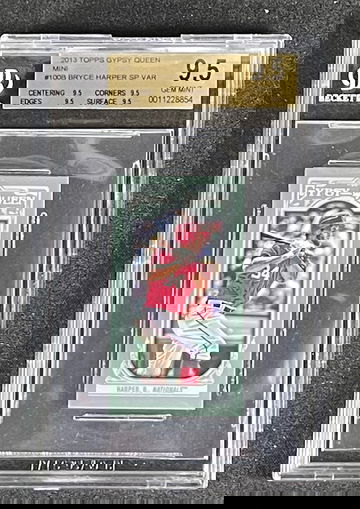 2013 Gypsy Queen Bryce Harper SP Variation Mini BGS 9.5