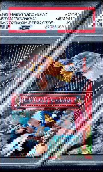 Kobe Bryant/Shaquille O'Neal 1999 Finest Double Feature Refractor PSA 10