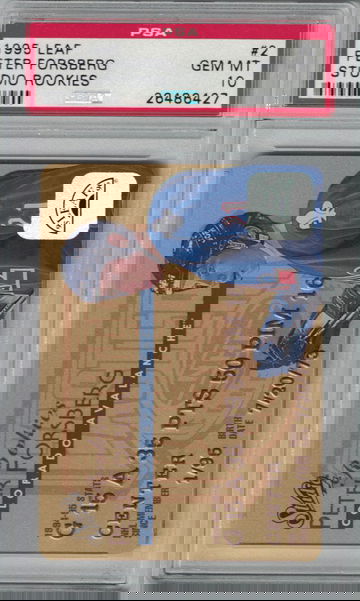 1995 Leaf - Studio Rookies - Peter Forsberg PSA 10 Gem-Mint PSA Population 1 Ultra RARE!!!