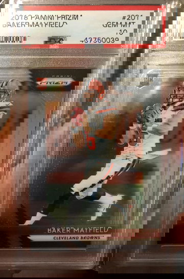 Baker Mayfield 2018 Prizm PSA 10