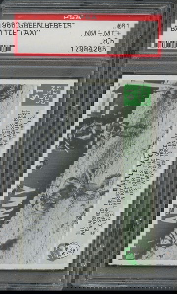 1966 Philadelphia Gum Green Berets #61 Battle Taxi PSA 8.5 NM/MT+