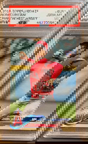 2018 Topps Update Shohei Ohtani PSA 10