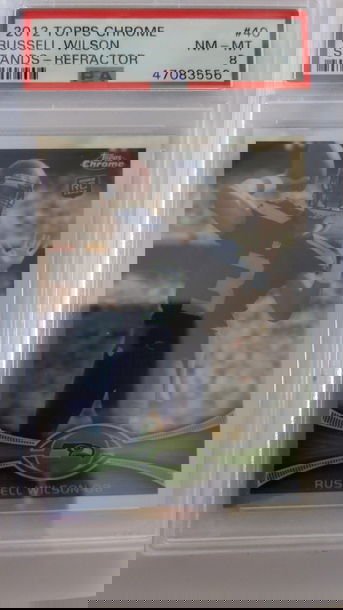 2012 Topps Chrome Refractor Russell Wilson