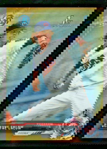 Blayne Enlow 2017 Bowman Chrome Draft RC Rookie Gold Refractor # BDC63 50/50