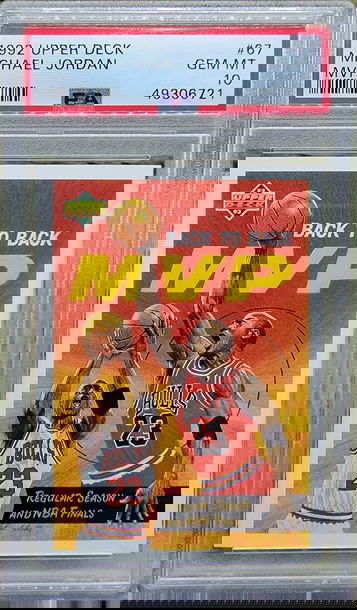 1992 Upperdeck Michael Jordan #67 PSA 10 Gem mint