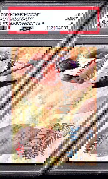 Tracy McGrady 2000 Fleer Focus Planet Hardwood VIP /50 PSA 9