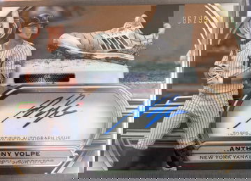 Anthony Volpe 2025 Topps Tribute Cleats Auto /99