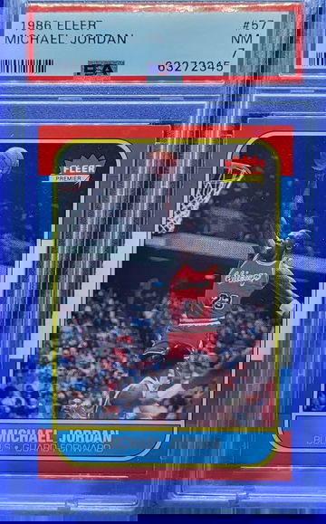 1986 Fleer Michael Jordan PSA 7 