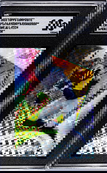 2023 Topps Composite #CAE-24 Anthony Richardson Chrome All-Etch Xfractor SGC 10