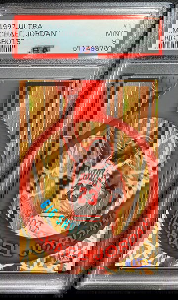 1997-98 Fleer Ultra Michael Jordan Big Shots PSA 9
