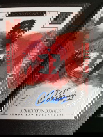 2018 immaculate #153 Carlton Davis Auto 74/75 RC 